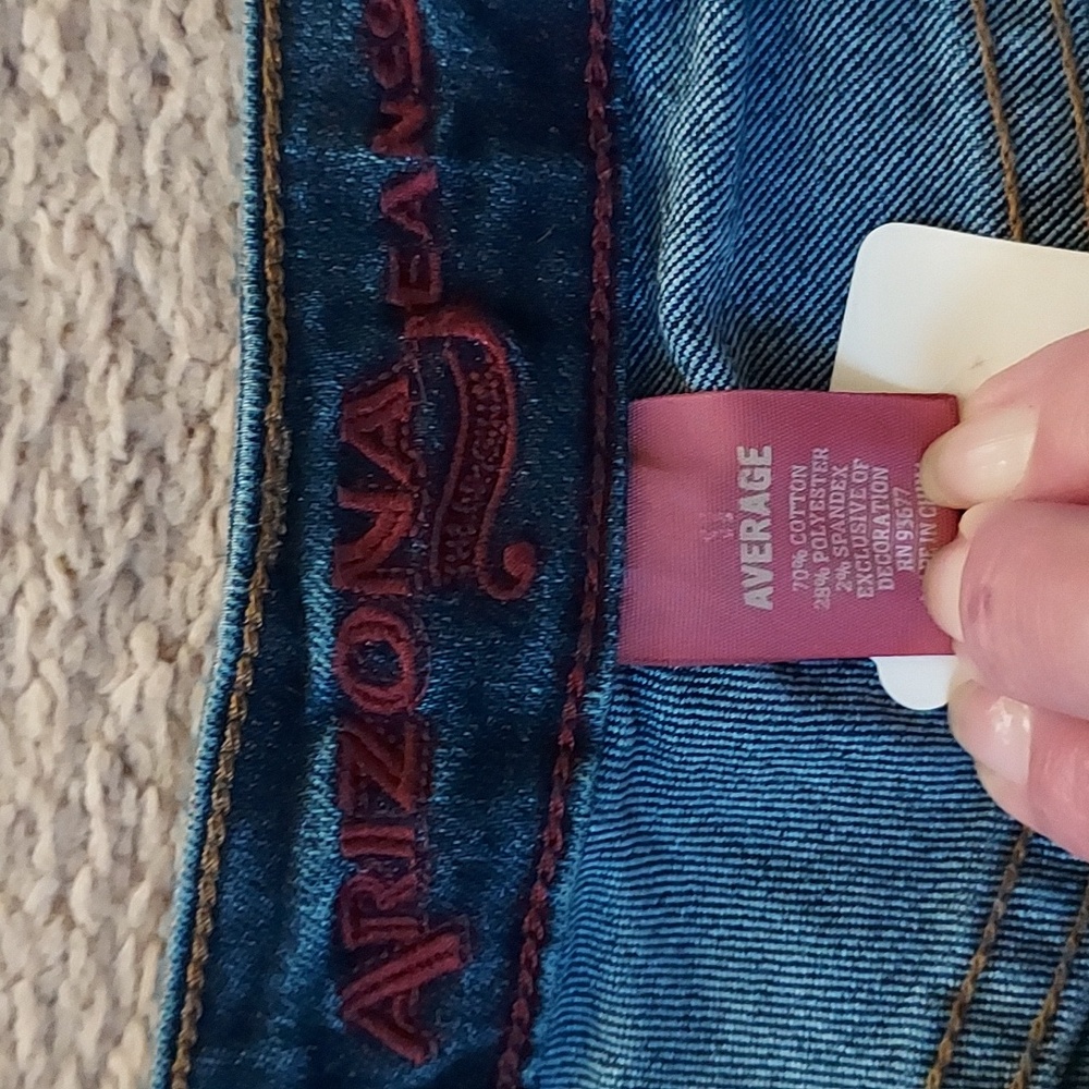 Arizona Jeans Women's Blue Jeans Size 11 Average Boot Cut
